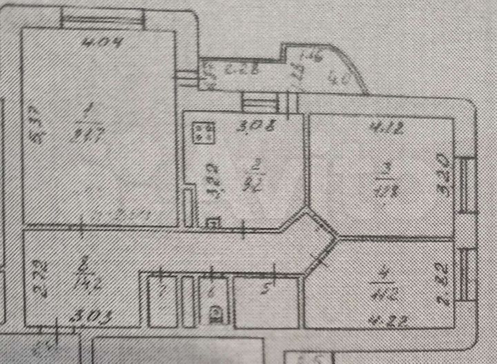 3-к. квартира, 74 м², 6/14 эт.