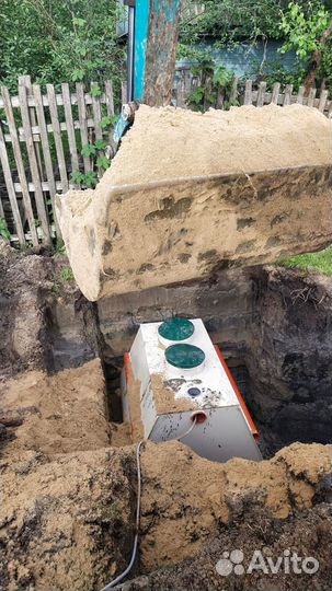 Установка септик быстро