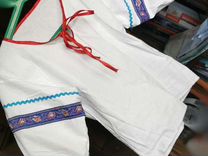 Детское традиционное платье с узорами