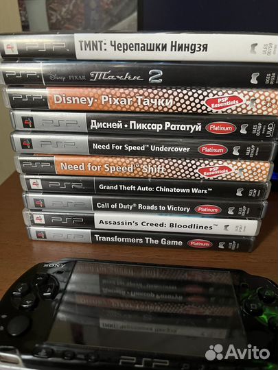 PSP 3008 + 10 дисков