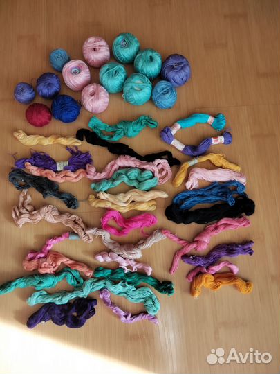 Нитки мулине, ирис