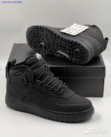 Кроссовки Nike Air Force 1 Duckboot (с мехом) (Арт.20746)