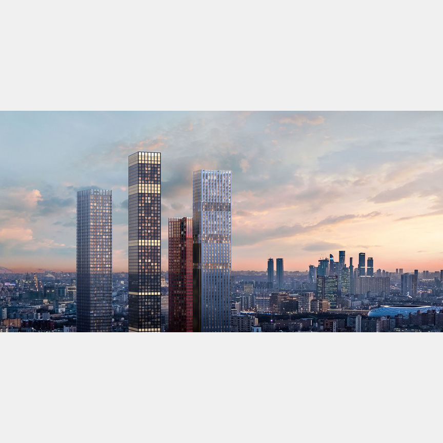 2-к. квартира, 61,6 м², 24/54 эт.