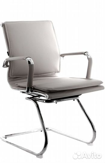 Кресло офисное Everprof Nerey CF Экокожа Серый