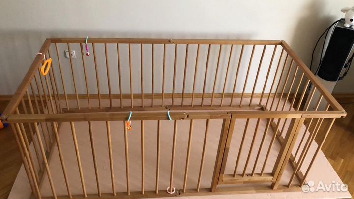 Манеж детский деревянный