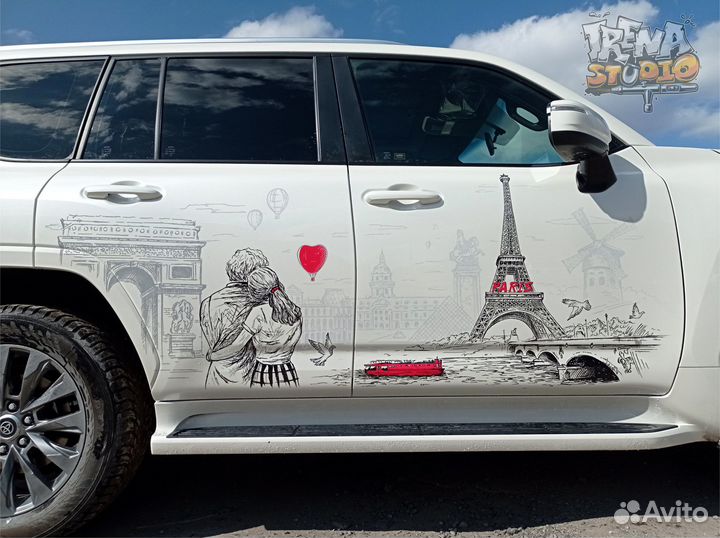 Аэрография на автомобилях