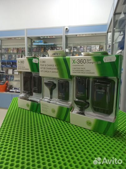 Аккумуляторы и зарядки для джойстика Xbox 360