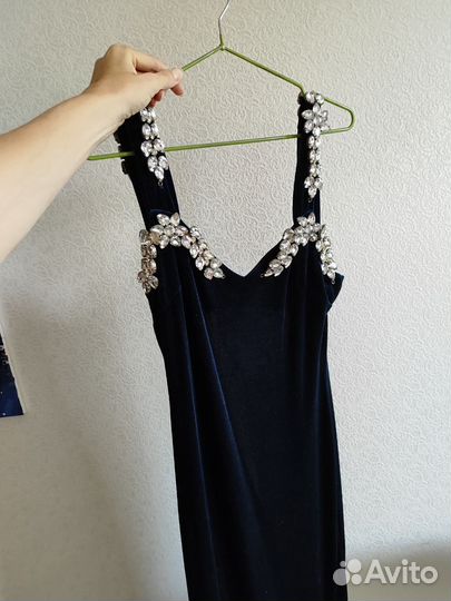 Шикарное вечернее платье в пол 44-46