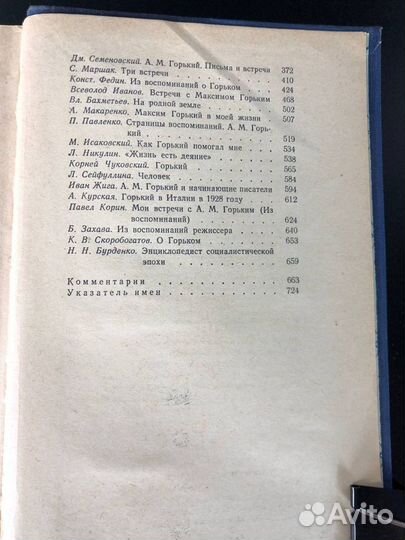 Максим Горький в воспоминаниях современников