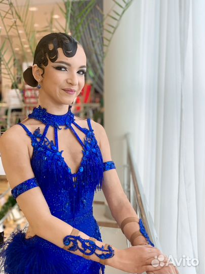 Платье для бальных танцев латина ю2