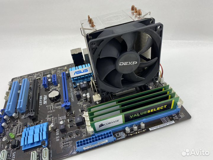 Плата asus M5A97 + проц Phenom II X6 1075T + 8Gb