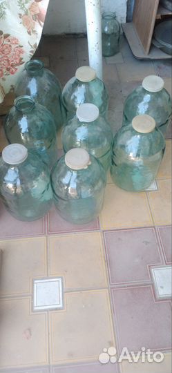 Банка 10 литров стеклянная