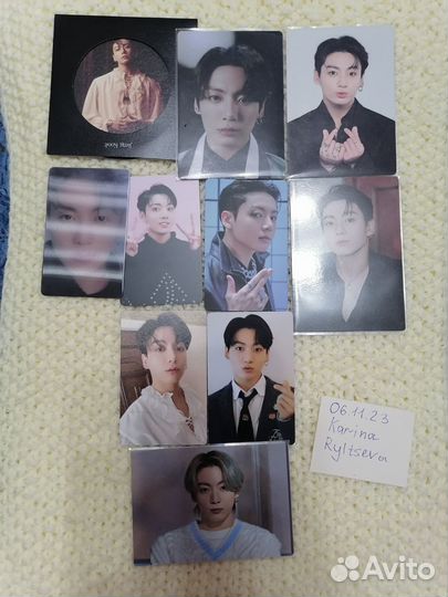 Оригинальные карты и открытки BTS