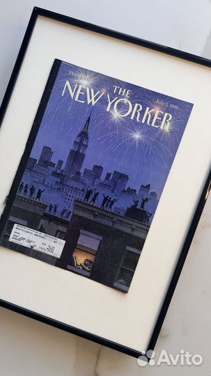 Обложка в рамке The New Yorker от 5 июля 1999