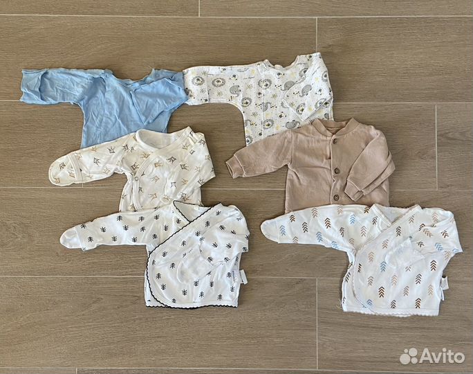 Одежда на малыша 0-6 месяцев