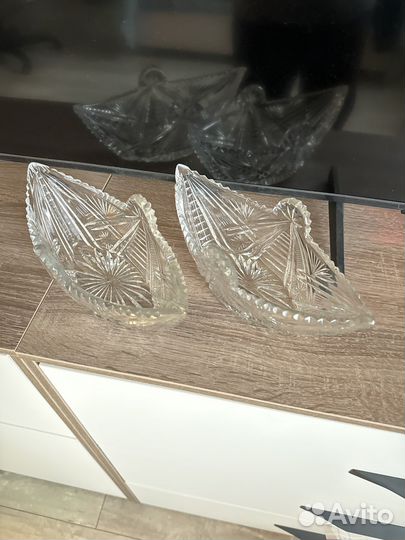Салатник/конфетница хрусталь