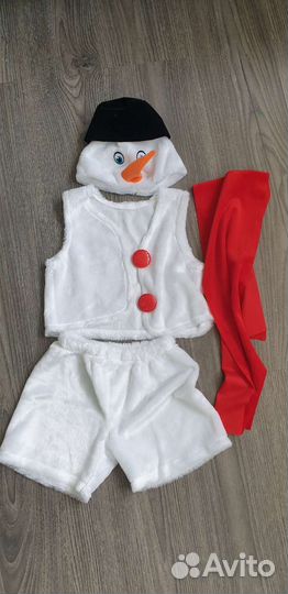 Новогодний костюм снеговика