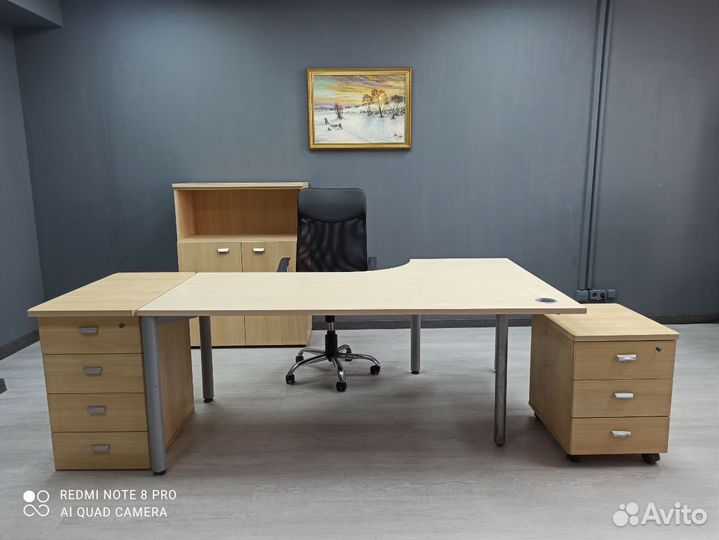 Стол офисный угловой бу