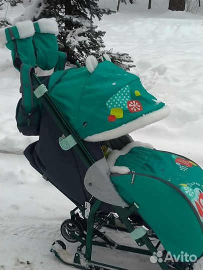 Коляска санки