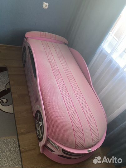 Детская кровать машина с подсветкой