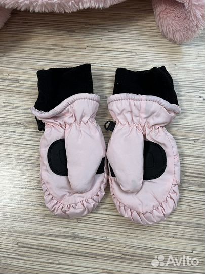 Варежки и шапка для девочки