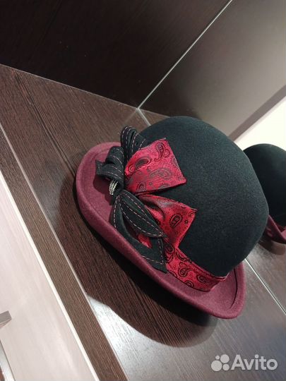 Шляпа фетровая женская
