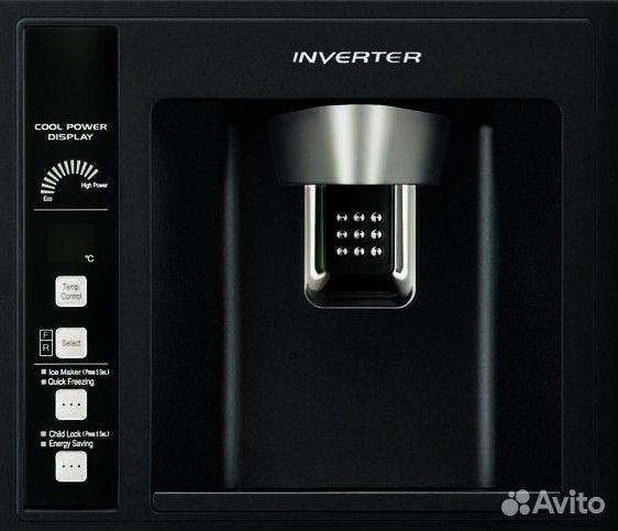 Холодильник hitachi r-w662 fpu3x gbk черный