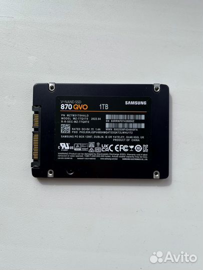 Ssd samsung 870 qvo 1tb