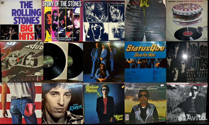 Импортные пластинки в стиле Рок н Ролл