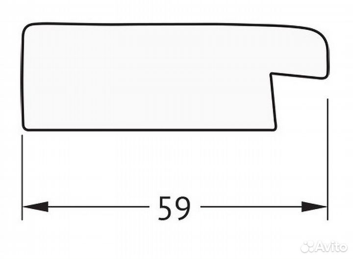 Зеркало Evoform Definite 50х40 BY 1336 в багетной