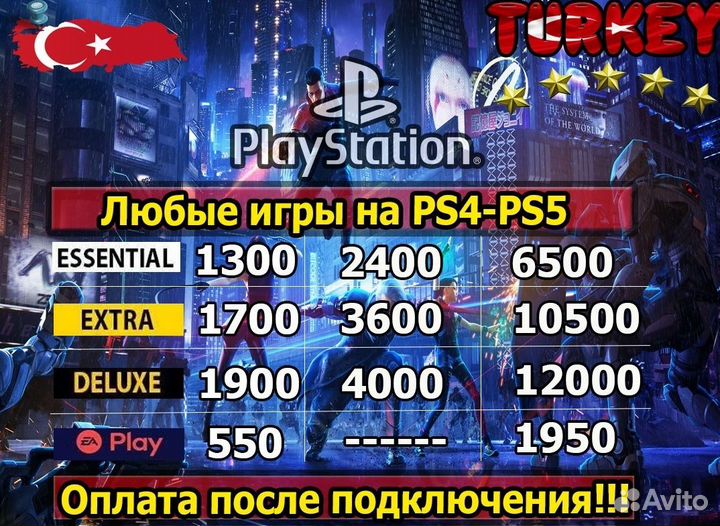 Подписка PS Plus /Турция/Украина/ Metro Exodus: Go