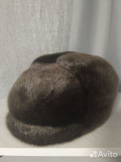 Меховая мужская шапка нерпа