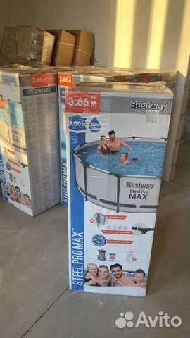 Каркасный бассейн 366 на 100 bestwey steel pro max купить в Краснодаре ...