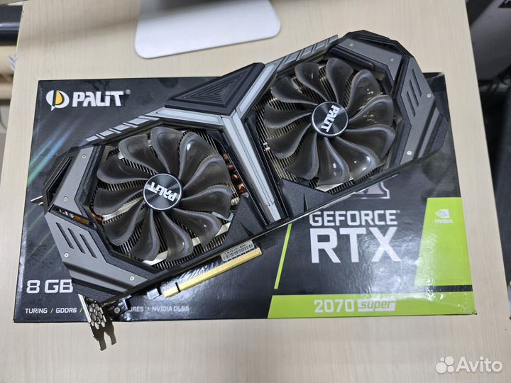 Видеокарта Palit GeForce RTX 2070 super GameRock 8
