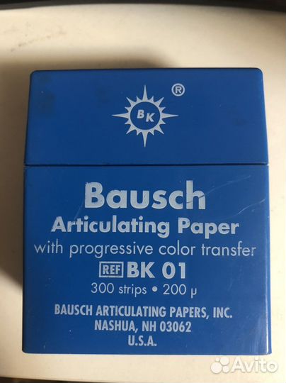 Артикуляционная бумага bausch BK 01
