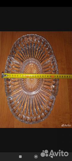 Хрустальная менажница