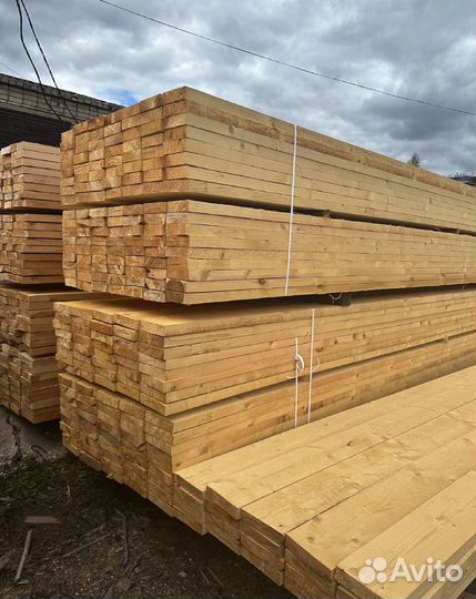 Доска обрезная 40х150х6000