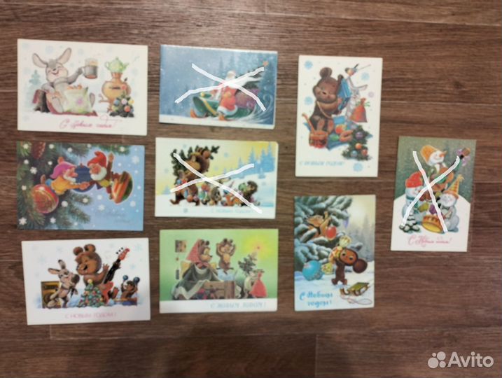 Советские новогодние открытки новые