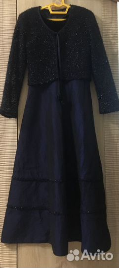 Нарядное длинное платье