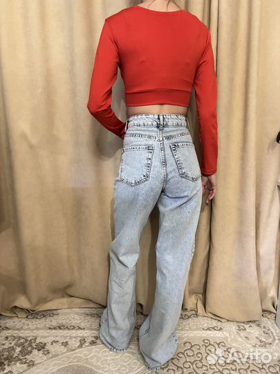 Джинсы (топ в подарок)