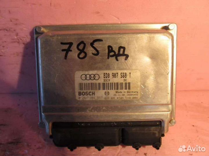 Блок управления двигателем Audi A4 B6 8D0907558T,0