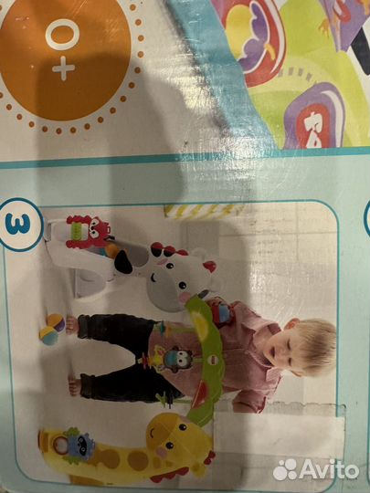 Развивающий коврик fisher price жираф