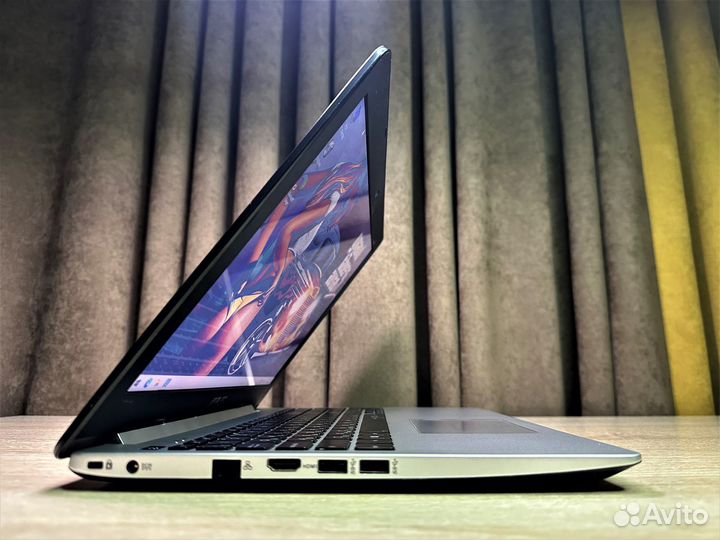 Игровой ноутбук asus/2видеокарты/4gb/500gb