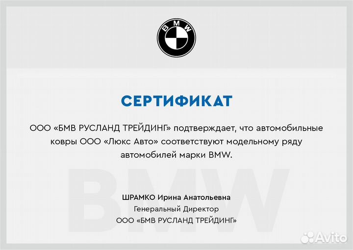 3D Коврики BMW X3 из Экокожи