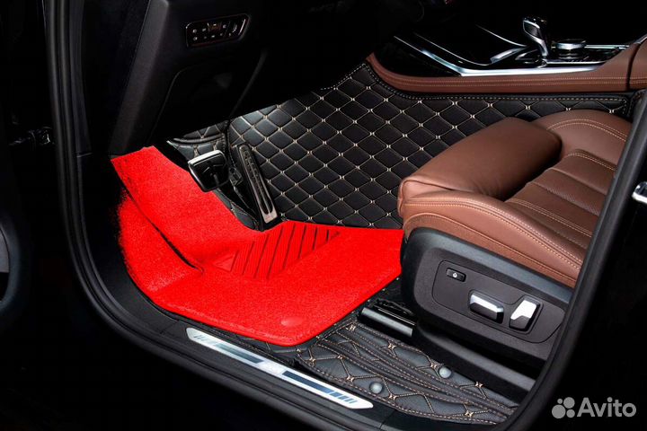 3D Коврики Hyundai Салон Багажник Экокожа