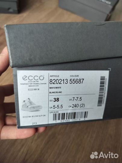 Кроссовки Ecco MX W 38р