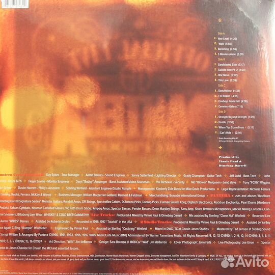 Pantera - official live 101 proof (2 LP, 180 GR)