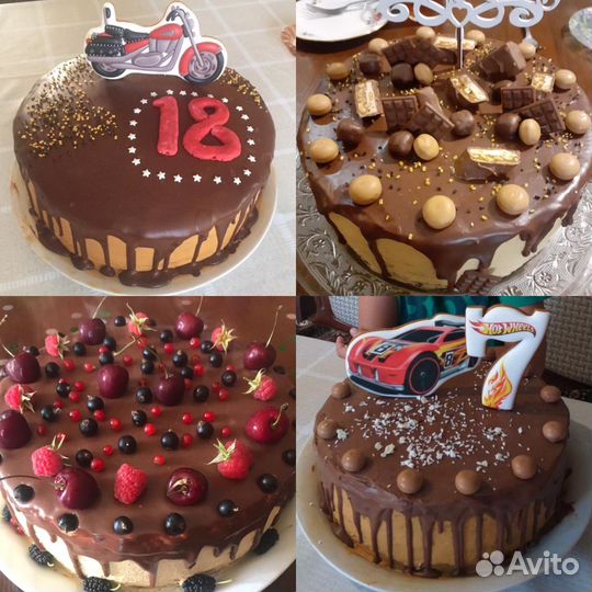 Выпечка домашних тортов