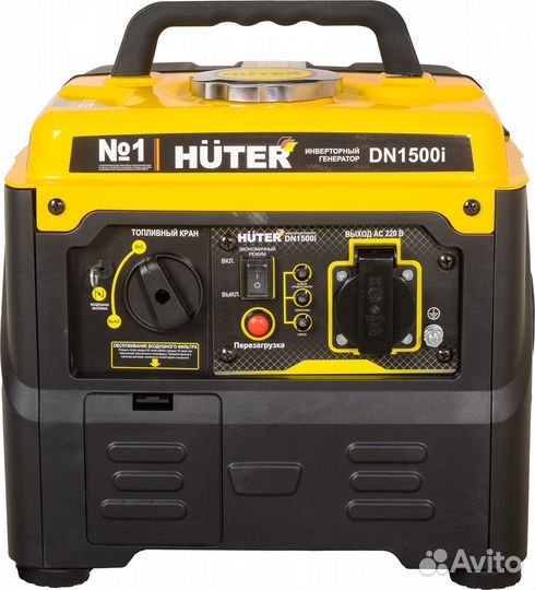 Генератор Huter DN1500i 1.2кВт