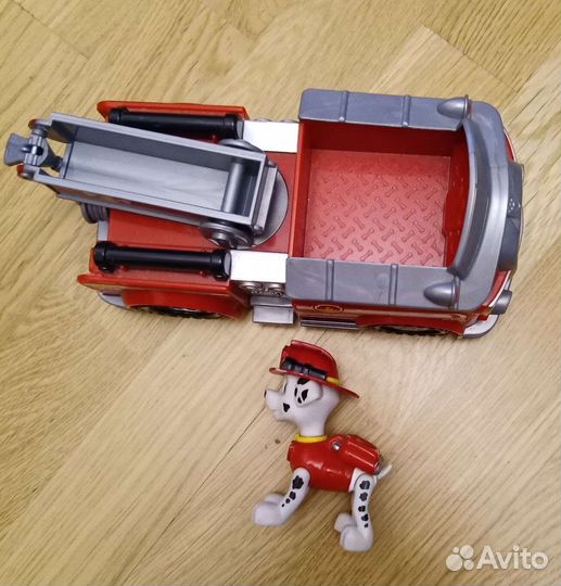 Игрушки щенячий патруль Маршалл с машиной